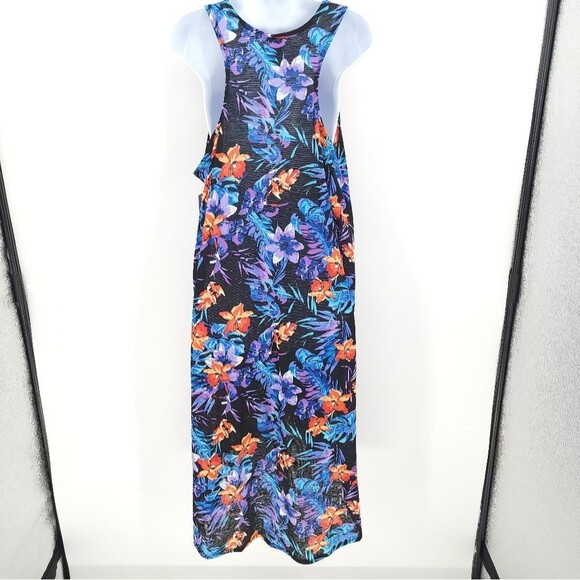 Swimsuits For All Swimsuit Cover-Up Midi Wrap Dress Burnout Floral Racerback NWT - Picture 3 of 14